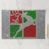 アトポップ・アートのルクリスマスディア紙ランチョンマット ペーパーパッド (インサイチュ)