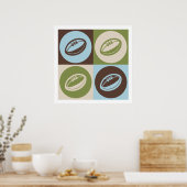 アトポップ・アートのルグビー ポスター (キッチン)