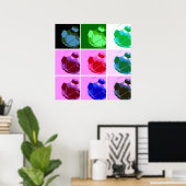 アトポップ・アートのルサッカー – ヨーロッパのサッカー ポスター (ホームオフィス)