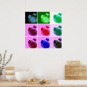 アトポップ・アートのルサッカー – ヨーロッパのサッカー ポスター (キッチン)