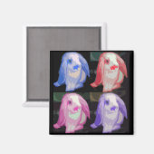 アトポップ・アートのルバンニ マグネット (正面/裏面)