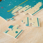 アトポップ・アートのルモンキー ジグソーパズル (側面)