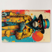 アトポップ・アートのルモンキー ジグソーパズル (横)