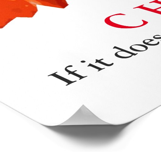 アトポップ・アートのルライオンチャレやる気を起こさせるンジ引用文 ポスター (角)