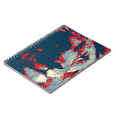 アトポップ・アートのルライオン ノートブック (左側)