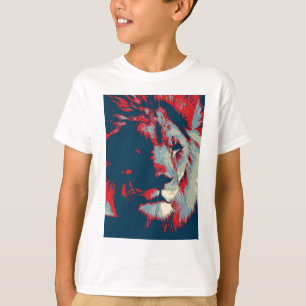 アトポップ・アートのルライオン Tシャツ