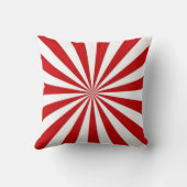 アトポップ・アートのルレイ赤と白: クッション (裏面)