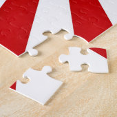 アトポップ・アートのルレイ赤と白: ジグソーパズル (側面)