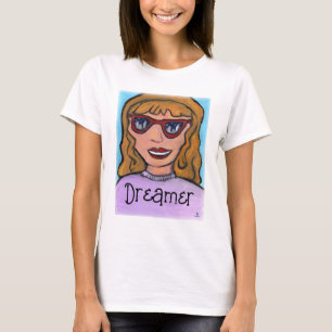 アトポップ・アートのートカートガールカスタムユニーク名門私立校風の Tシャツ