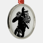 アトポップ・アートのールサッカー選手 メタルオーナメント (右)