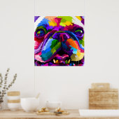 アトポップ・アートのール動物 ポスター (キッチン)