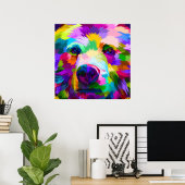 アトポップ・アートのール動物 ポスター