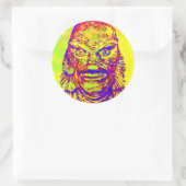 アトポップ・アートのール生物 ラウンドシール (バッグ)