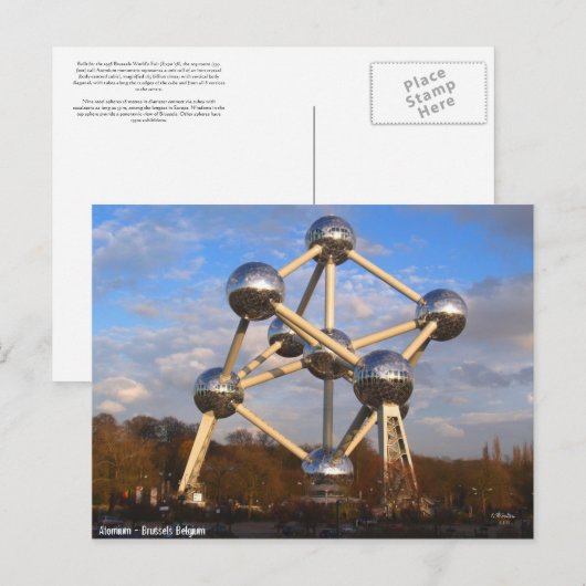 アトミウム ポストカード (正面/裏面)