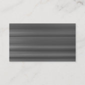 アトミックな円 – ブラシ仕上げメタルテクスチャ 名刺 (裏面)