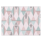 アトミックエイジアートダイアモンズパステルピンクグリーン テーブルクロス (正面(横))