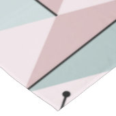 アトミックエイジアートダイアモンズパステルピンクグリーン テーブルクロス (アングル)