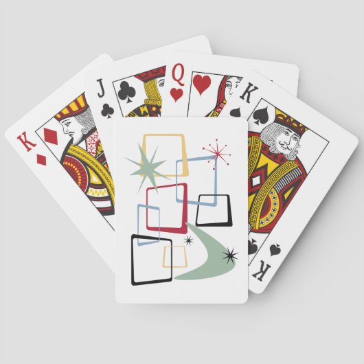 アトミックエイジスクウェア星ブーメランミッドセンチュリー トランプ (裏面)