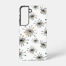 アトミックエイジスターバストミッドセンチュリーレトロ SAMSUNG GALAXY S22ケース