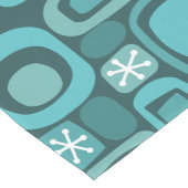 アトミックエイジフィールドストーンズティール（緑がかった色） ショートテーブルランナー (コーナー)