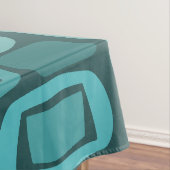 アトミックエイジフィールドストーンズティール（緑がかった色） テーブルクロス (インサイチュ)