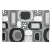 アトミックエイジフィールドストーンズ白黒 枕カバー (裏面)