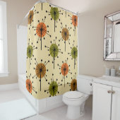 アトミックエラスプートニクスターバストフラワーズアーストーン シャワーカーテン (インサイチュ)