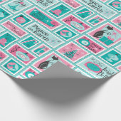 アトミックカフェミッドセンチュリーホリデースタンプ ラッピングペーパー (角)