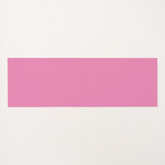 アトミックキャッツダイヤモンドコラースピンクチェアブラックスターズ ヨガマット (裏面(横))