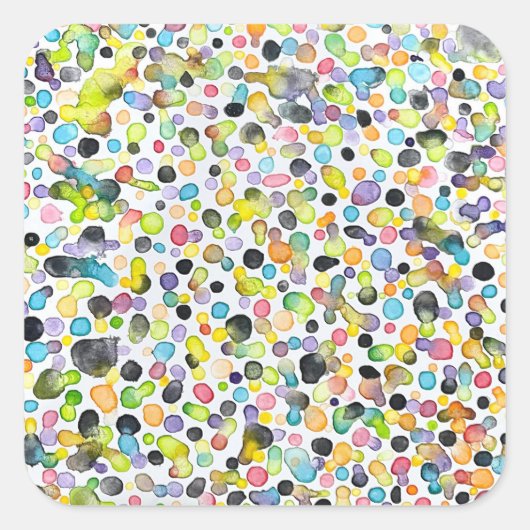 アトミックグムドロップステッカー スクエアシール (正面)