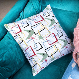 アトミックスターバストブーメランスクウェアミッドセンチュリー クッション