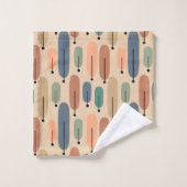 アトミックツリーズレトロ バスタオルセット (ウォッシュタオル)