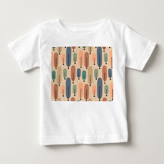 アトミックツリーズレトロ ベビーTシャツ (正面)