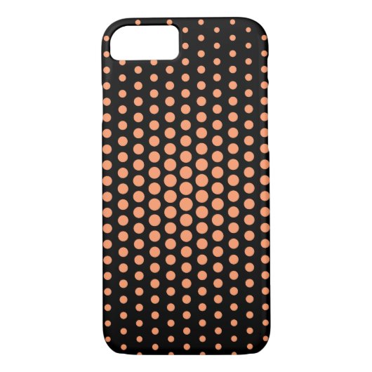 アトミックテクノドットモダンブラック Case-Mate iPhoneケース (裏面)
