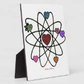 アトミックバレンタイン レオパード ハート フォトプラーク (側面)