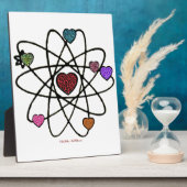 アトミックバレンタイン レオパード ハート フォトプラーク (側面)