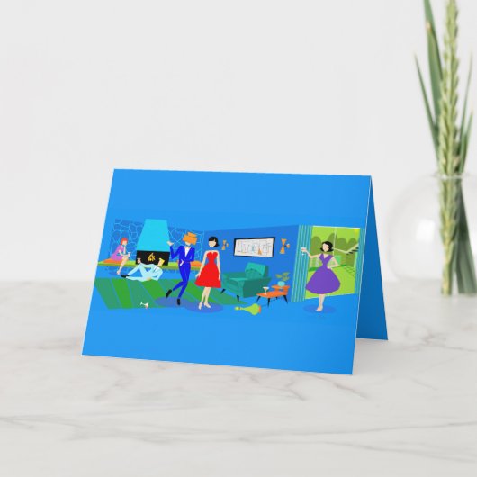 アトミックパーム春カクテルパーティの招待状 カード (正面)