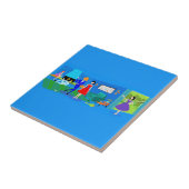 アトミックパーム春カクテルパーティーセラミックタイル タイル (側面)