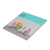 アトミックパーム春スチュワーデスパーティーセラミックタイル タイル (側面)