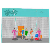 アトミックパーム春スチュワーデスパーティー抱き枕 ラージペーパーバッグ (裏面)