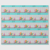 アトミックパーム春スチュワーデスラッピング紙 ラッピングペーパー (フラット)