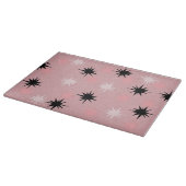 アトミックピンクスターバストガラス切断板 カッティングボード (角)