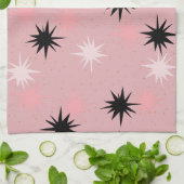 アトミックピンクスターバストキッチンタオル キッチンタオル (折り畳み)