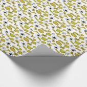 アトミックブラックイエローMCMスモールスケール ラッピングペーパー (角)