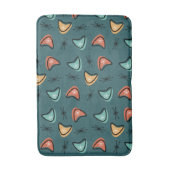 アトミックブーメランズスターバストティール（緑がかった色） バスマット (正面縦)