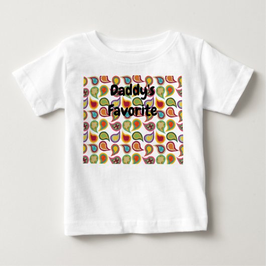 アトミックペイズリー ベビーTシャツ (正面)