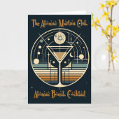 アトミックマルティニクラブ原子爆弾カクテル カード (黄色い花)