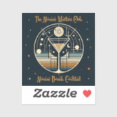 アトミックマルティニクラブ原子爆弾カクテル シール (シート)