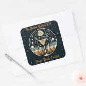 アトミックマルティニクラブ原子爆弾カクテル スクエアシール (封筒)