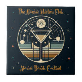 アトミックマルティニクラブ原子爆弾カクテル タイル (正面)